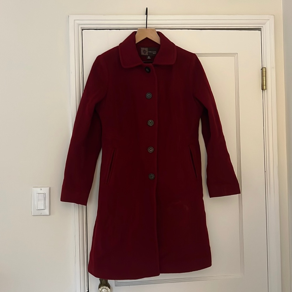 Red Anne Klein Winter Coat
